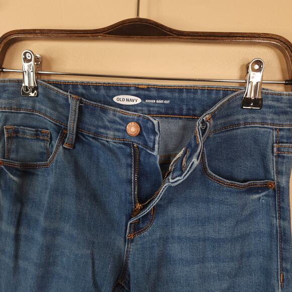 Old Navy Mid-Rise Kicker Boot-Cut Jeans for Women Size 2 - Picture 7 of 10